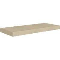 vidaXL Wandschap zwevend 60x23,5x3,8 cm MDF eikenkleurig