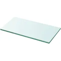 vidaXL Wandschap transparant 30x12 cm glas