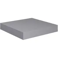 vidaXL Wandschap zwevend 23x23,5x3,8 cm MDF grijs