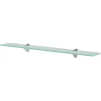 vidaXL Zwevend schap 70x20 cm 8 mm glas