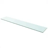 Super Merchant Wandschap transparant 110x20 cm glas