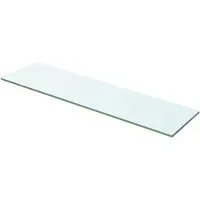 vidaXL Wandschap transparant 60x12 cm glas