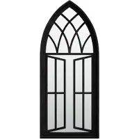vidaXL Spiegel 70x30 cm ijzer zwart