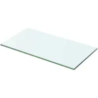 vidaXL Wandschap transparant 50x20 cm glas