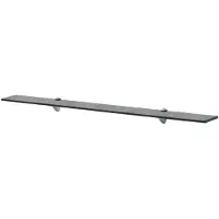 vidaXL Zwevend schap 100x10 cm 8 mm glas