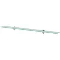 vidaXL Zwevend schap 100x10 cm 8 mm glas