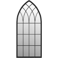 vidaXL Spiegel 70x30 cm ijzer zwart