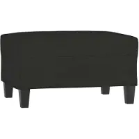 vidaXL Voetenbank 70x55x41 cm stof zwart