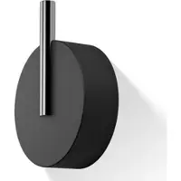 DECOR WALTHER Haakje Stone Groot Matt Zwart Chrome