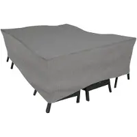 Eurotrail Zitgroephoes rechthoek Cantonic 225x175x100 cm grijs
