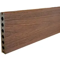 Gardenlux Composiet vlonderplank 2,3 x 13,8 x 300 cm Brown wood per stuk