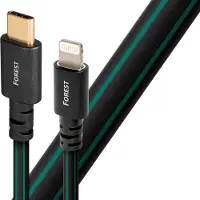 AudioQuest Câble Lightning USB-C Forest 1.5 m Vert et Noir