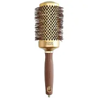 Olivia Garden Expert Blowout Shine Wavy Bristles Gold&Brown Brush Ø45mm Borstel 1 St