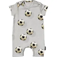 Snurk Playsuit SNURK Baby Fussball Grey-80