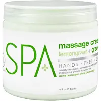 BCL SPA Massagecr?me Citroengras Groene Thee 16 oz