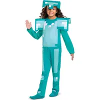 Disguise MINECRAFT (MOJANG), Diamond Armor outfit, Maat XS (3T-4T jaar), Jongens