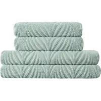 Kleine wolke Maldivia Badstof Handdoek 70x140 cm - Mintgroen