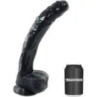 Gangbangster - Dildo - Powell - 26 x 5 cm - PVC - Zwart
