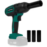 Vonroc Accu slagmoersleutel 20V – 4 standen: 100/200/300/400Nm – Incl. 4 moerdoppen | Excl. Accu en snellader
