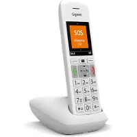 Gigaset E390, Analoge-/DECT-telefoon, Draadloze handset, Luidspreker, 200 entries, Nummerherkenning, Wit