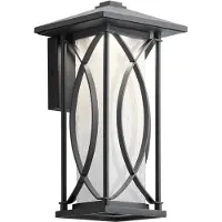 Kichler LED Wand Buitenlamp Ashbern | 1X E27 Max 40W | IP44 | Dimbaar | Textured Black