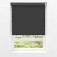 Vonroc SMART BLINDS - Elektrisch rolgordijn - Uitbreiding - 100 x 190 - Zwart – Zonder afstandsbediening en oplaadkabel