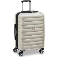 Delsey Shadow 5.0 Koffer Medium 66 cm Expandable TSA-slot Dual-Density Wielen - Ivory