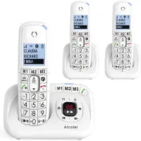 Alcatel Téléphone sans fil XL785 Trio avec répondeur Blanc