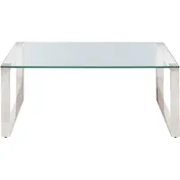 Beliani TILON - Salontafel - Zilver - Veiligheidsglas