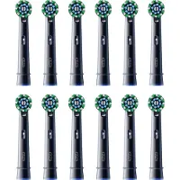 24hShop Opzetborstels Pro Cross Action Zwart 12 Stuks