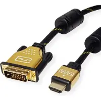 Roline hoge kwaliteit DVI-D Dual Link - HDMI kabel - 3 meter