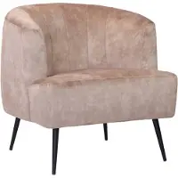 Livin24 Velvet fauteuil Billy taupe