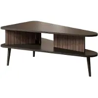 Meubella Salontafel Pedro - Donker eiken - Zwart eiken - 100 cm
