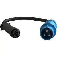 Vertiv FSC1U001 electriciteitssnoer Zwart, Blauw 3 m
