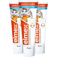 Elmex 3x Gel-tandpasta Peuter (0-5 Jaar) 75 Ml