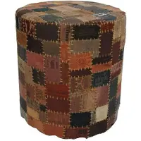 Veer Carpets Poef royal labels rond