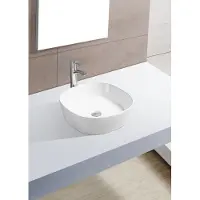 Bally Sofia Waskom Lavabo 44x44x13.5cm Porselein Wit