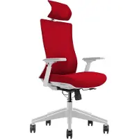 Euroseats Verona bureaustoel rood/rood