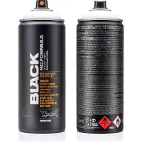 Montana BLACK 9100 Snow White spuitbus 400ml