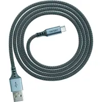 Ventev Charge & Sync Kabel USB-A naar USB-C 1.2 m - Gevlochten Zwart