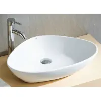 Bally Elite Waskom Lavabo 59x39x13.5cm Porselein Wit