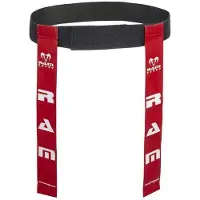 RAM Rugby Tag Rugby Riem Set - de beste op de markt - Rood Small