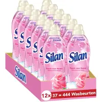 Silan Passie Voor Rozen - Wasverzachter - Zijdezachte Was - Langer Stralende Kleding - Langdurige Frisheid - Voordeelverpakking - 6 x 37 wasbeurten