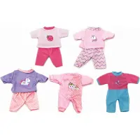 Dimian Outfits voor poppen 31 cm - 6 st.