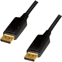 Logilink DisplayPort AV Aansluitkabel [1x DisplayPort - 1x DisplayPort] 3 m Zwart