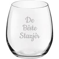 Royal Leerdam Gegraveerde Drinkglas 39cl De Bêste Stazjêr