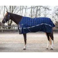 QHP Regendeken Turnout met Fleece Collection - maat 165/215 - Estate