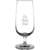 Fusion Gegraveerde bierglas op voet 41cl De Bêste Heit