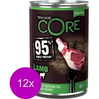Wellness Core Grain Free 95 400 g - Hondenvoer - 12 x Lam&Pompoen