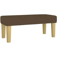 vidaXL Bankje 70x30x30 cm stof bruin